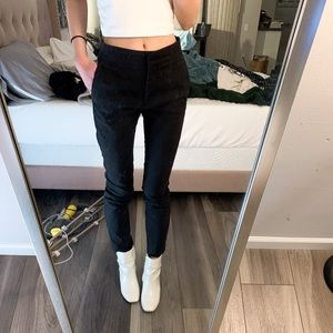 ZARA black straight leg pants